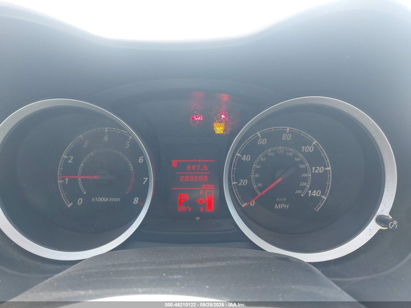 MITSUBISHI LANCER 2013 VIN JA32U2FU8DU012154