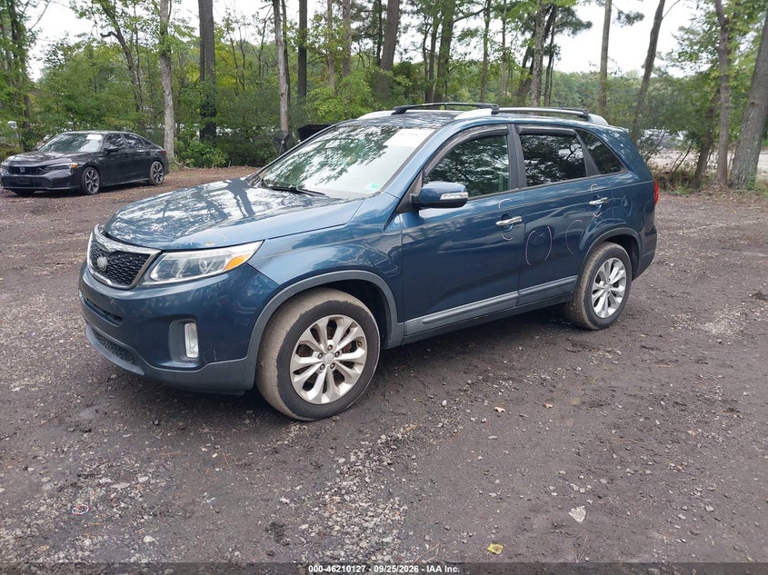 Vin: 5xyku4a72eg463484, lot: 46710050, kia sorento ex v6 20142