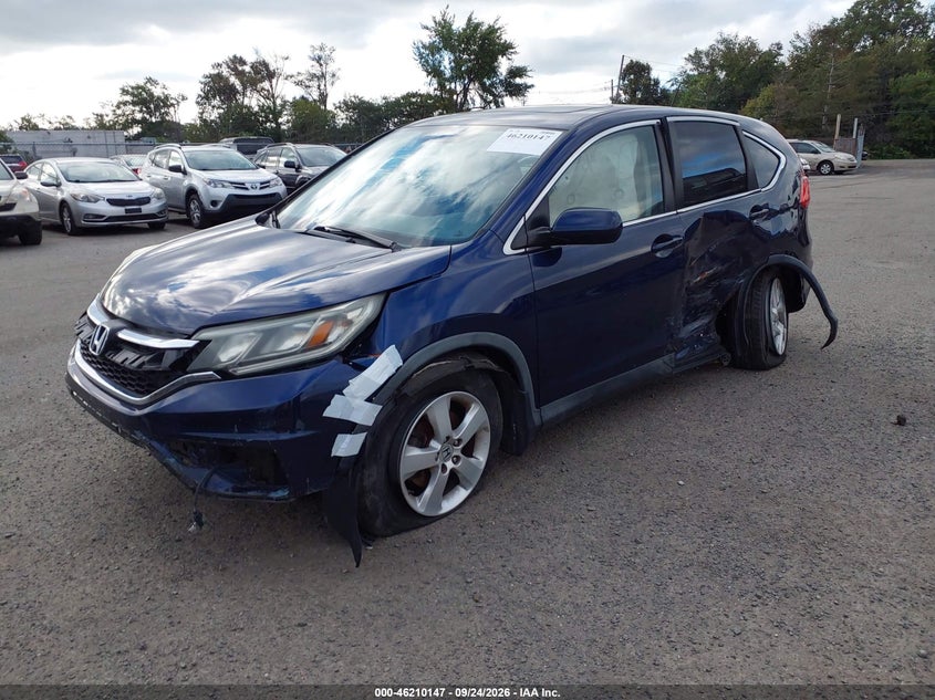 Vin: 3czrm3h56gg715801, lot: 46710070, honda cr-v ex 20162