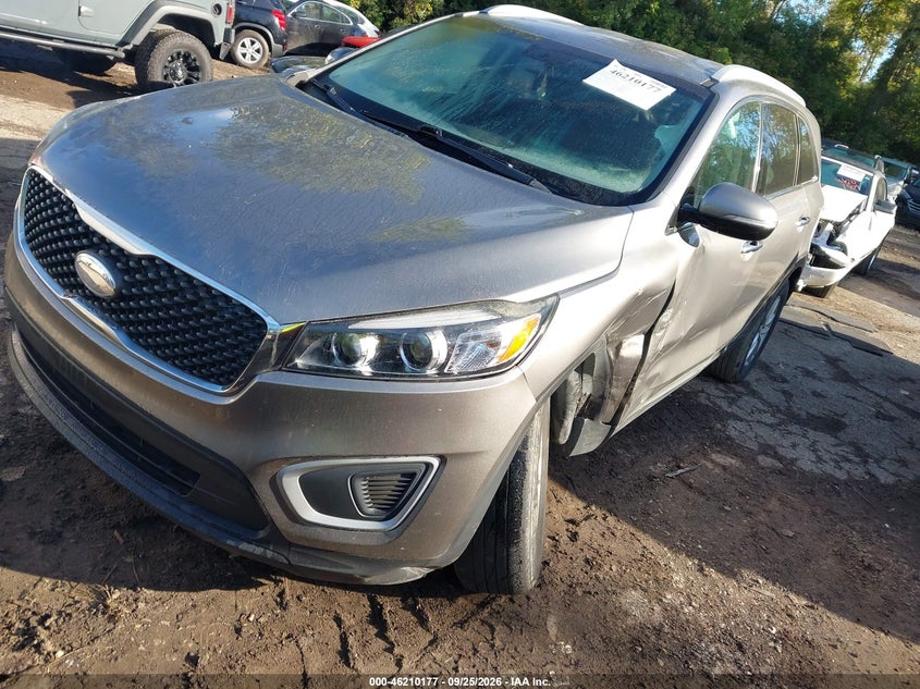 Vin: 5xypg4a35jg408791, lot: 46710100, kia sorento 2.4l lx 20182