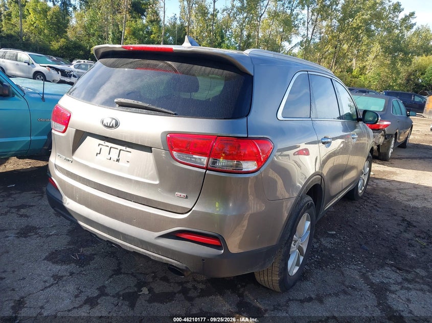 Vin: 5xypg4a35jg408791, lot: 46710100, kia sorento 2.4l lx 20184