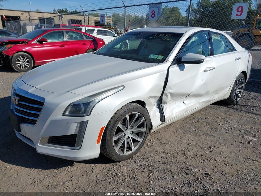 2016 Cadillac CTS, Левый бок, IAAI, VIN 1G6AX5SX5G0126293 — фото 2