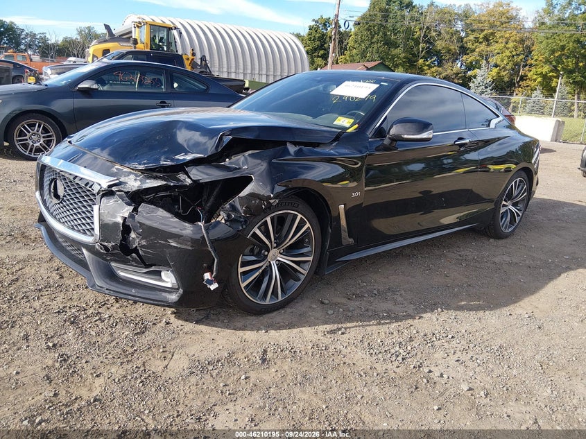 Vin: jn1ev7el1km290279, lot: 46710118, infiniti q60 3.0t luxe 20192