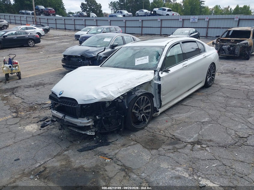 Vin: wba7u2c06ncg92619, lot: 46710122, bmw 750 i xdrive 20222