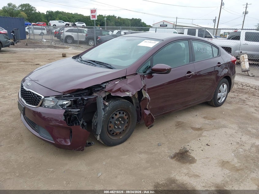 Vin: 3kpfk4a75he067901, lot: 46710148, kia forte lx 20172