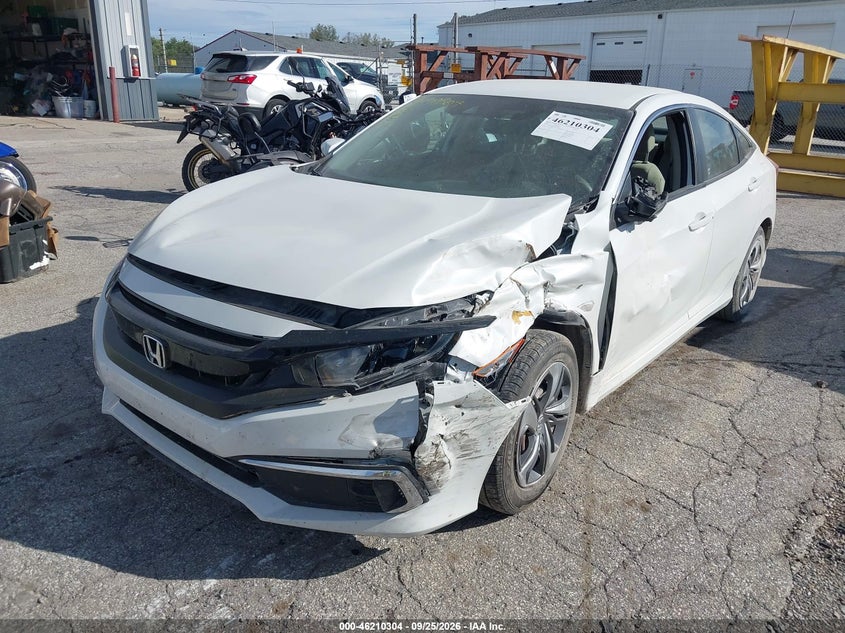 2020 Honda Civic, Left Side, IAAI, VIN 2HGFC2F67LH521632 — photo 2