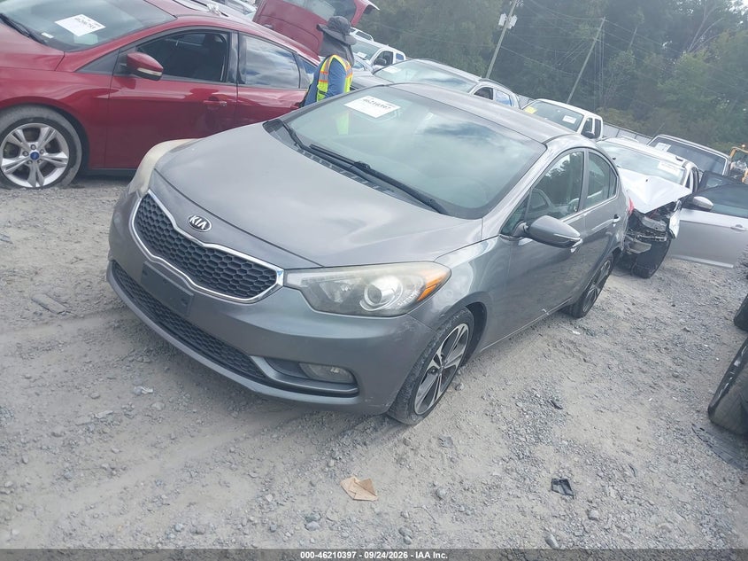 Vin: knafx4a80g5490855, lot: 46710320, kia forte ex 20162