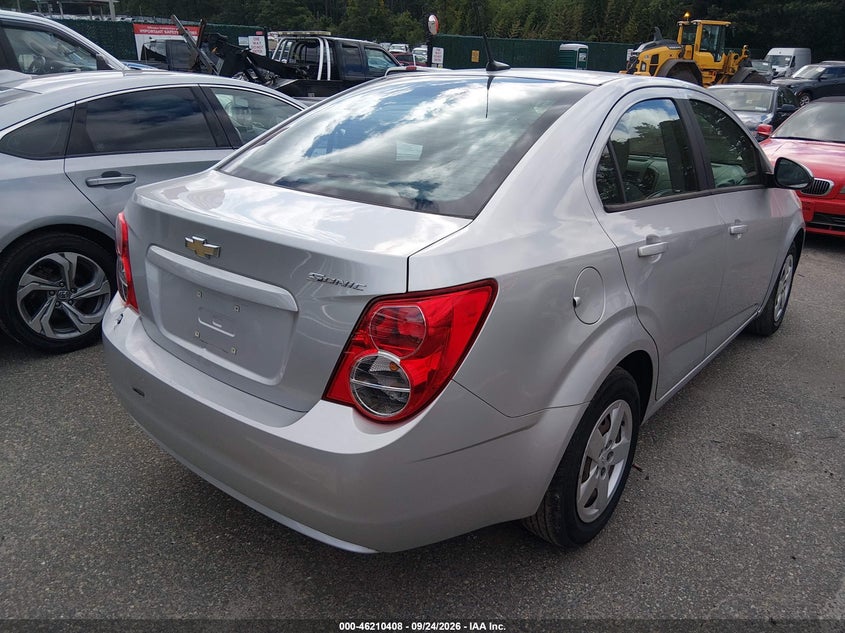 Vin: 1g1ja5sg8d4128812, lot: 46710331, chevrolet sonic ls auto 20134