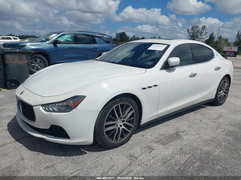 2014 Maserati Ghibli, Обычный износ, IAAI, VIN ZAM57XSAXE1085572 — фото 2