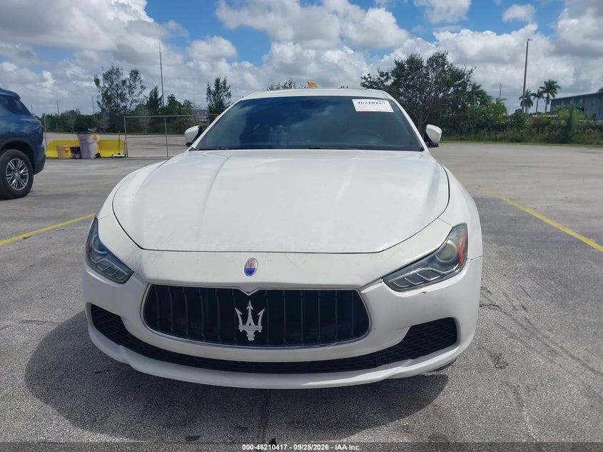 MASERATI GHIBLI 2014 VIN ZAM57XSAXE1085572