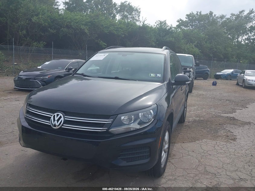 Vin: wvgav7ax6gw542684, lot: 46710351, volkswagen tiguan s 20162