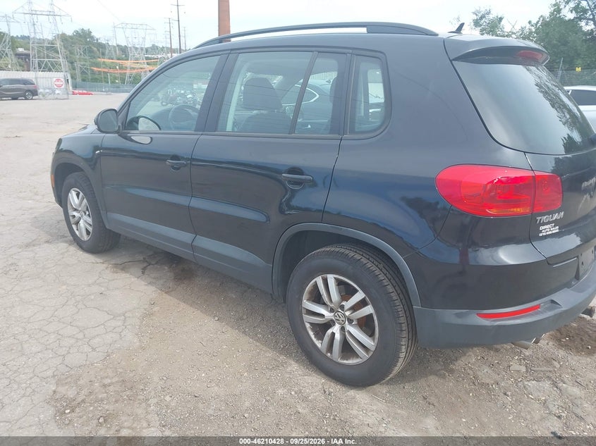 Vin: wvgav7ax6gw542684, lot: 46710351, volkswagen tiguan s 20163