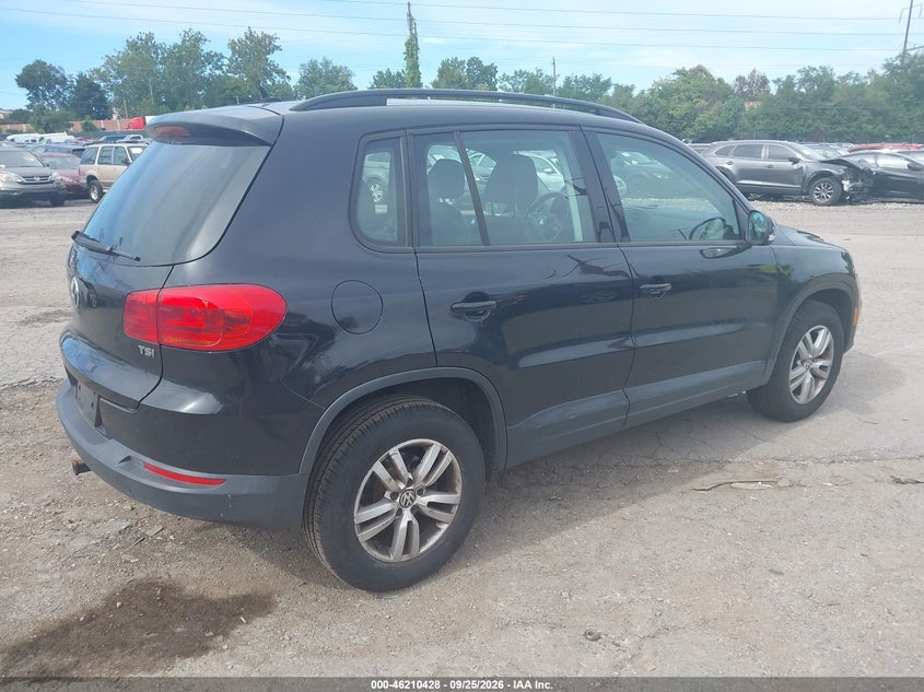 Vin: wvgav7ax6gw542684, lot: 46710351, volkswagen tiguan s 20164