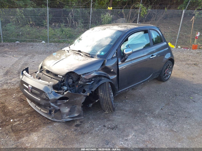 Vin: 3c3cffhh9et190436, lot: 46710376, fiat 500 turbo 20142