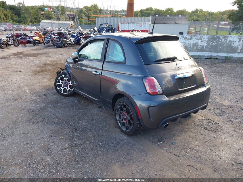 Vin: 3c3cffhh9et190436, lot: 46710376, fiat 500 turbo 20143