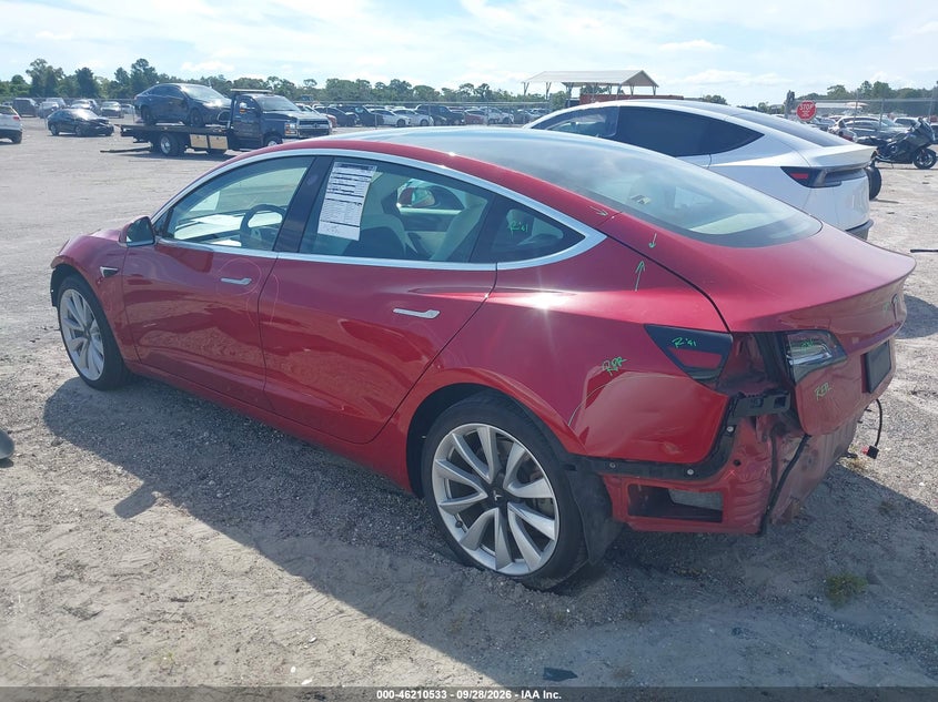 Vin: 5yj3e1ea6kf432067, lot: 46710456, tesla model 3 long range/mid range/standard range/standard range plus 20193
