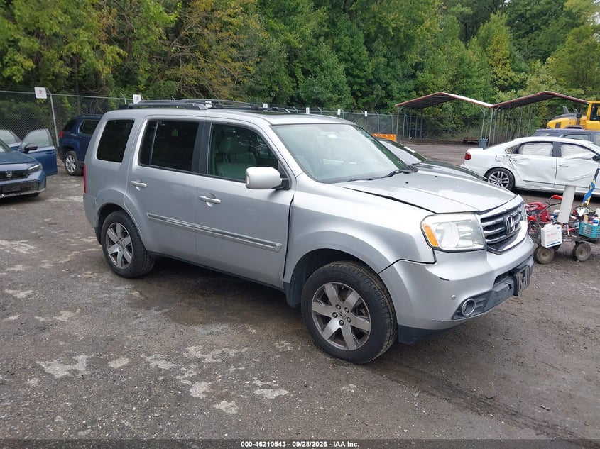Vin: 5fnyf4h94fb062989, lot: 46710466, honda pilot touring 20151
