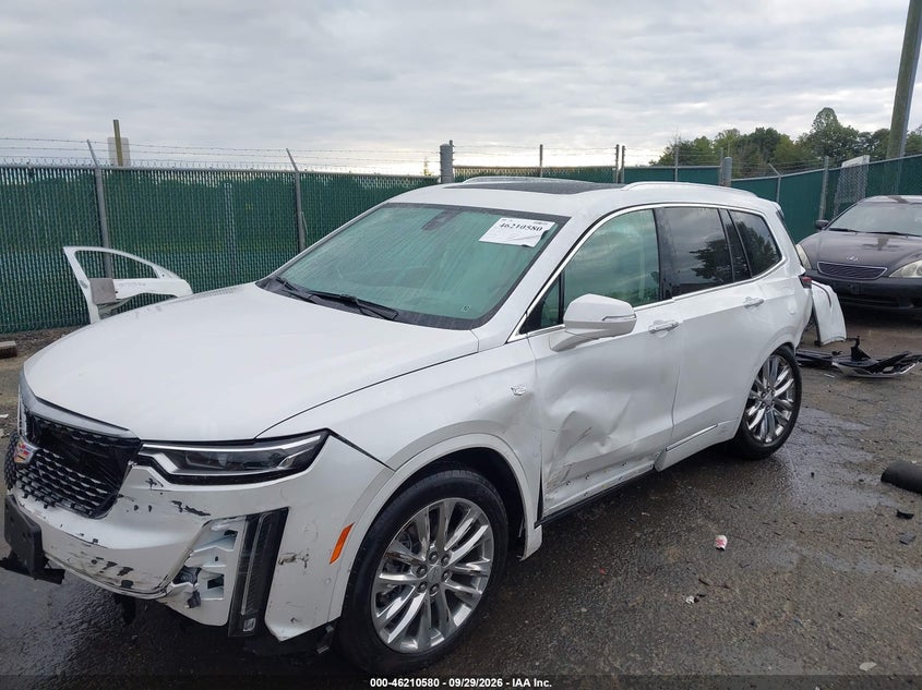 Vin: 1gykpdrs1sz108071, lot: 46710502, cadillac xt6 awd premium luxury 20252