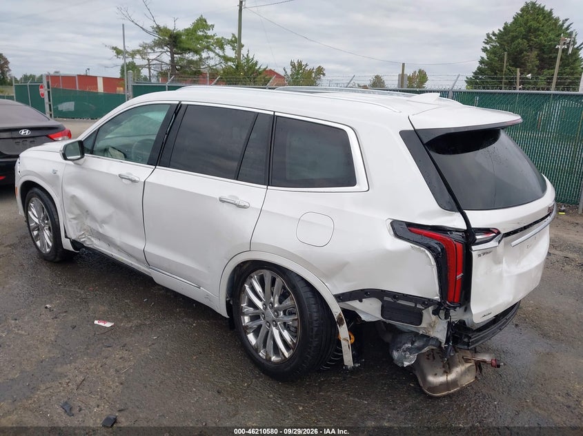 Vin: 1gykpdrs1sz108071, lot: 46710502, cadillac xt6 awd premium luxury 20253