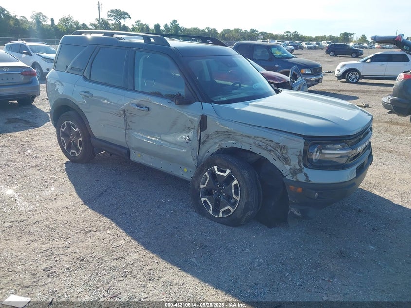 Vin: 3fmcr9c6xrre02074, lot: 46710537, ford bronco sport outer banks 2024 img_1