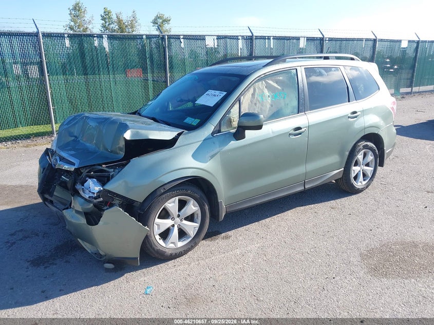 Vin: jf2sjakc3fh831734, lot: 46710580, subaru forester 2.5i limited 20152