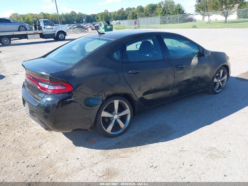 Vin: 1c3cdfbaxdd324988, lot: 46710590, dodge dart sxt 20134