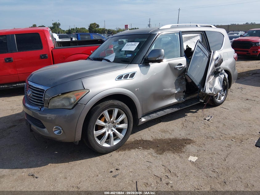 Vin: jn8az2nfxe9552132, lot: 46710607, infiniti qx80 20142