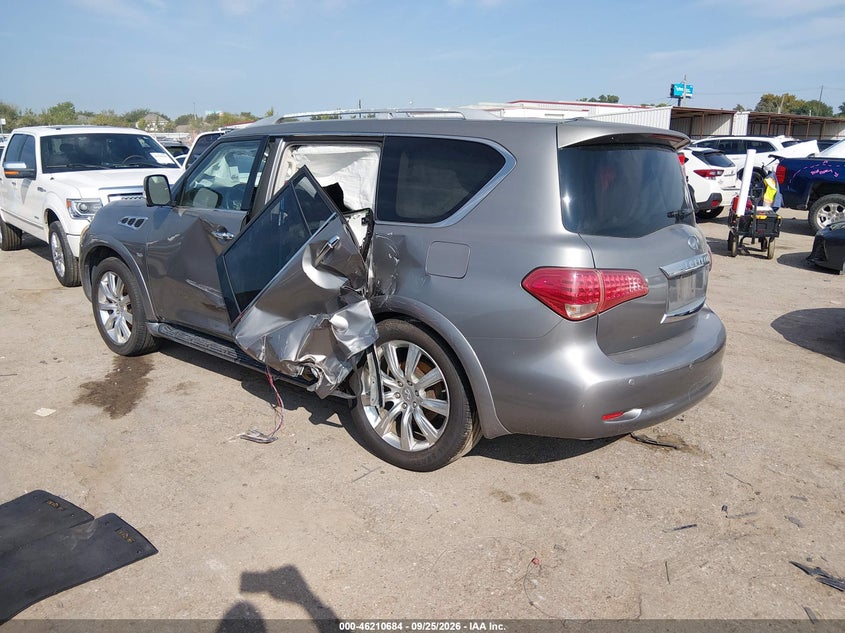 Vin: jn8az2nfxe9552132, lot: 46710607, infiniti qx80 20143