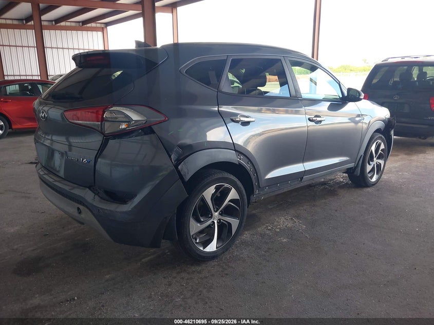 Vin: km8j33a20hu323333, lot: 46710618, hyundai tucson limited 20174