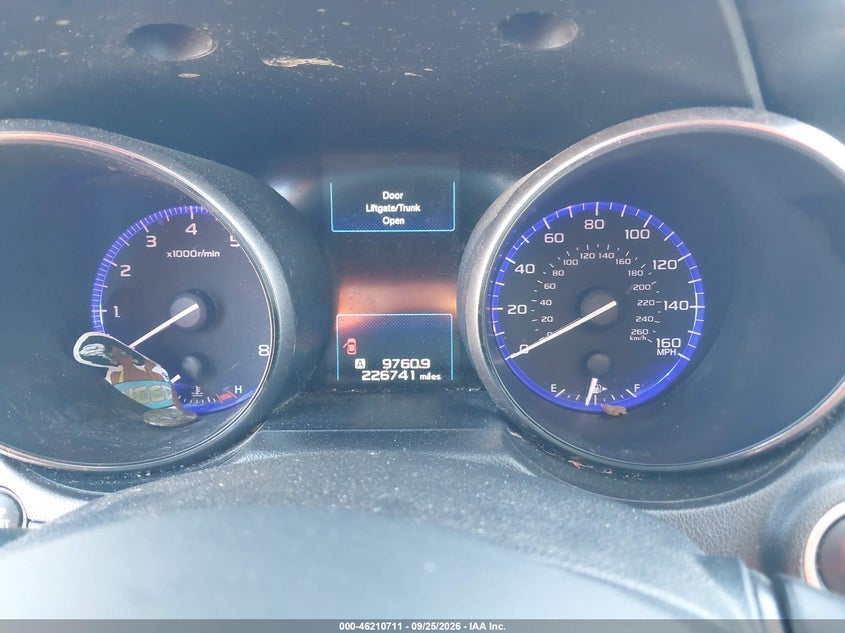 SUBARU OUTBACK 2015 VIN 4S4BSENC2F3296239