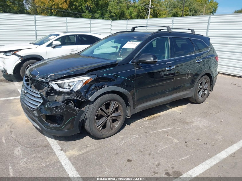 2015 Hyundai Santa Fe, Удар спереду, IAAI, VIN KM8SR4HF0FU119405 — фото 2