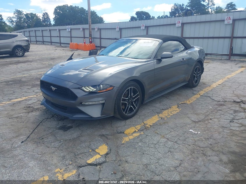 Vin: 1fatp8uh9p5102519, lot: 46710670, ford mustang ecoboost premium 20232