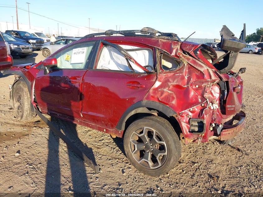 Vin: jf2gpakc6e8224309, lot: 46710671, subaru xv crosstrek 2.0i limited 20143