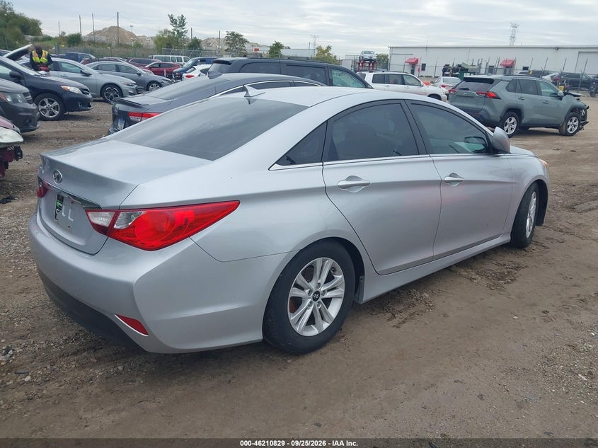 Vin: 5npeb4ac5eh906249, lot: 46710752, hyundai sonata gls 20144