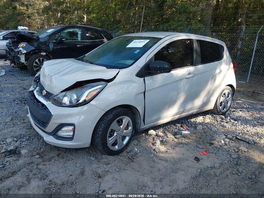 Vin: kl8cb6sa8lc454458, lot: 46710764, chevrolet spark fwd ls automatic 20202