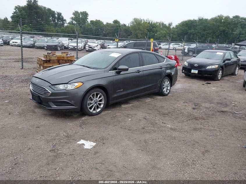 Vin: 3fa6p0lu6hr279833, lot: 46710780, ford fusion hybrid se 20172
