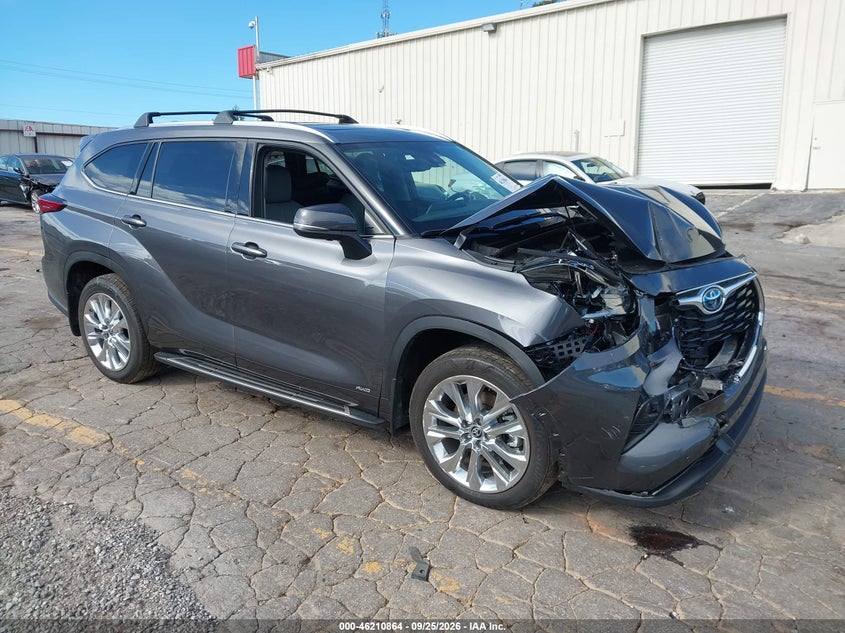 Vin: 5tdxbrch6ps564452, lot: 46710787, toyota highlander hybrid limited 2023 img_1