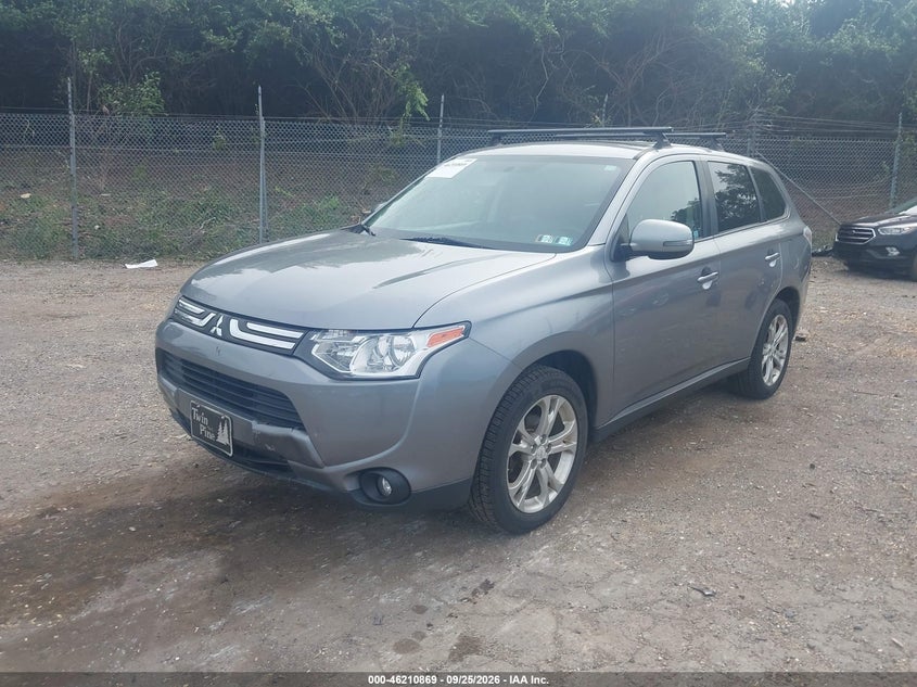 2014 Mitsubishi Outlander, Звичайний знос, IAAI, VIN JA4AZ3A39EZ018353 — фото 2