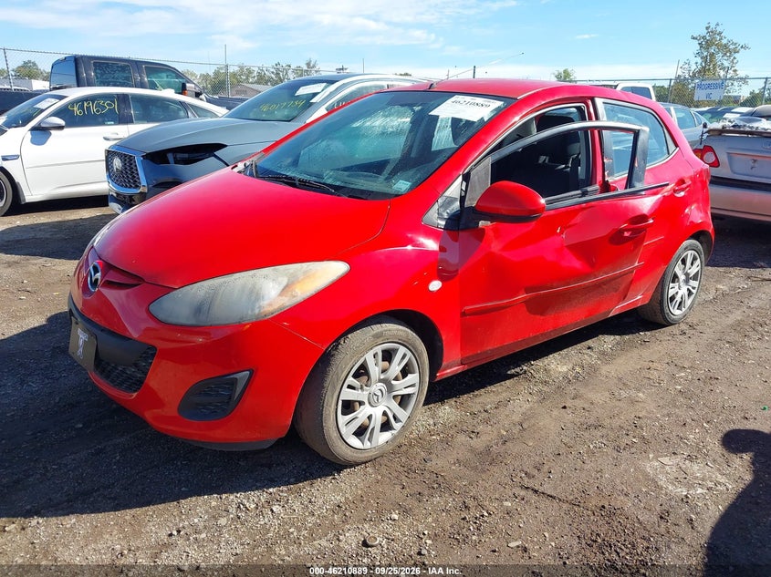 Vin: jm1de1ky8d0165764, lot: 46710810, mazda mazda2 sport 20132
