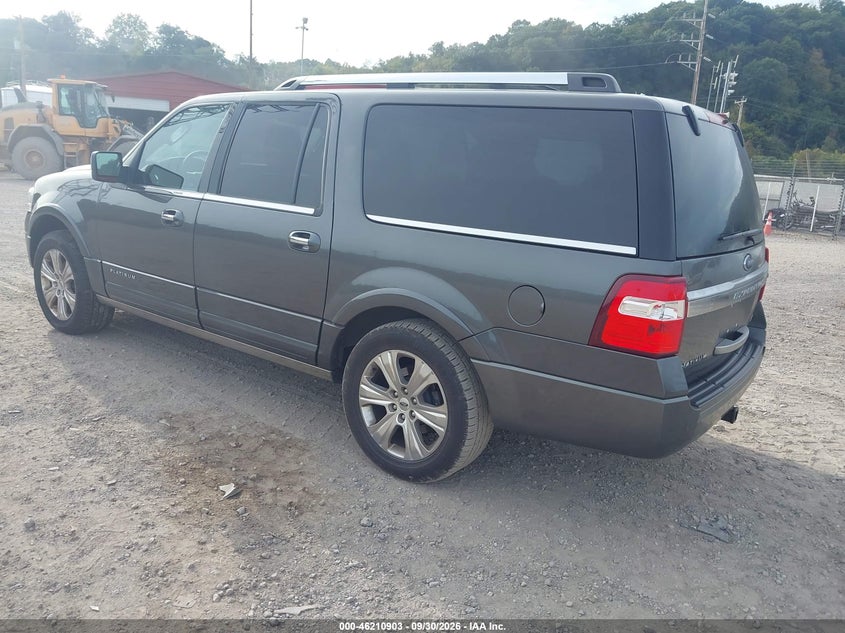 Vin: 1fmjk1mt4fef16376, lot: 46710825, ford expedition el platinum 20153