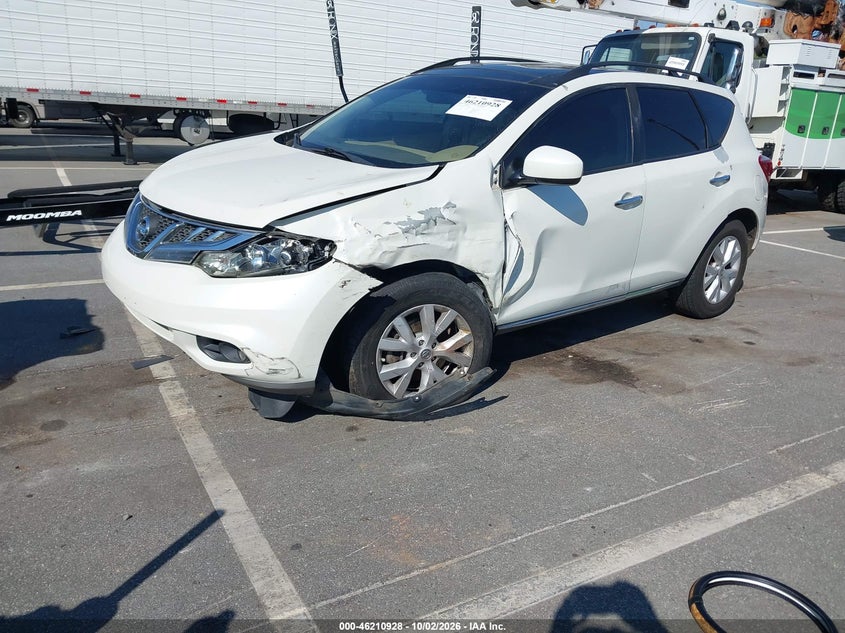 Vin: jn8az1mw6bw177526, lot: 46710851, nissan murano sl 20112
