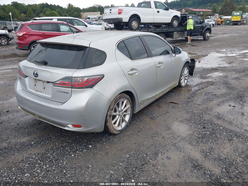 Vin: jthkd5bh1c2080669, lot: 46710915, lexus ct 200h premium 20124