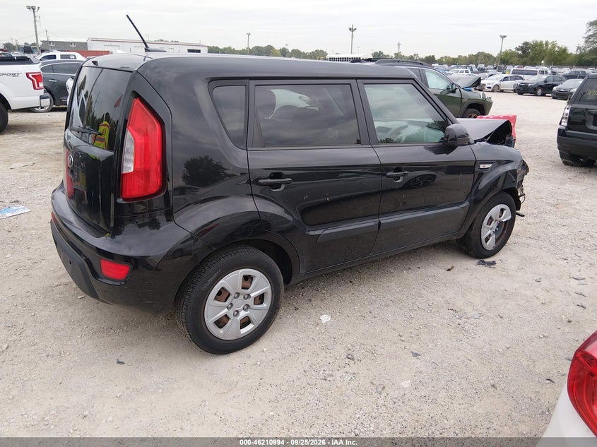 Vin: kndjt2a58d7504620, lot: 46710917, kia soul 20134