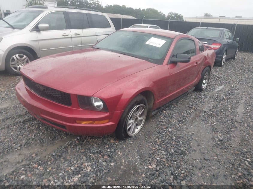 FORD MUSTANG 2007 VIN 1ZVFT80N375269518