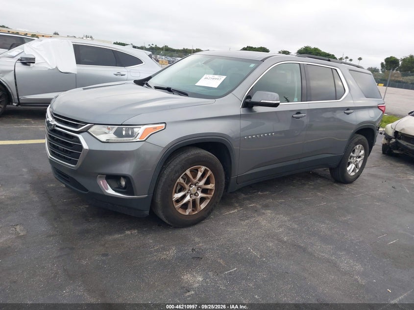 2019 Chevrolet Traverse 3Lt, Удар сзади, IAAI, VIN 1GNERHKW7KJ229047 — фото 2