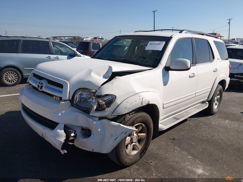 TOYOTA SEQUOIA 2005 VIN 5TDZT34A15S247051