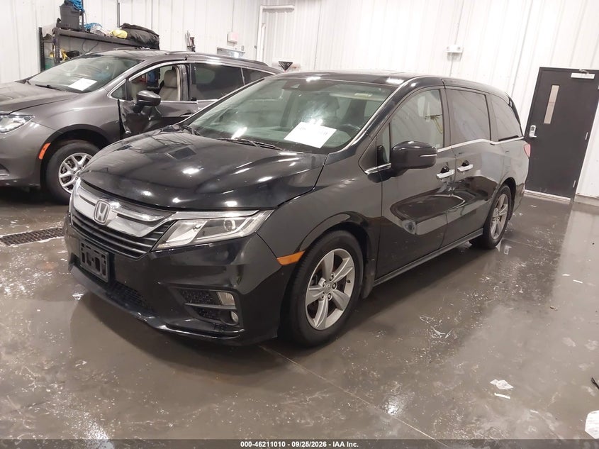 2018 Honda Odyssey, Right Side, IAAI, VIN 5FNRL6H77JB091760 — photo 2