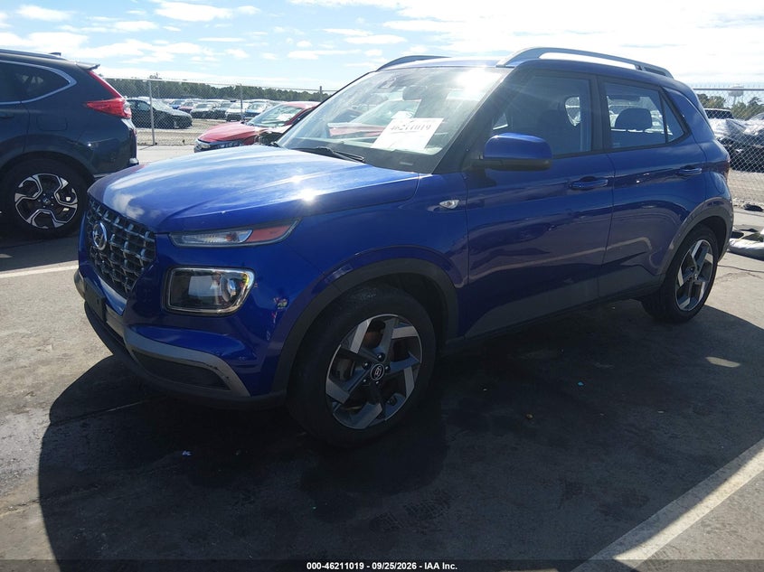 Vin: kmhrc8a33mu063870, lot: 46710942, hyundai venue sel 20212