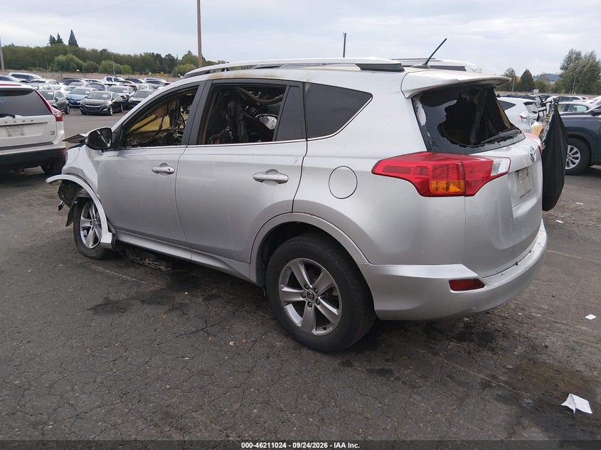 Vin: 2t3wfrev2fw212677, lot: 46710947, toyota rav4 xle 20153