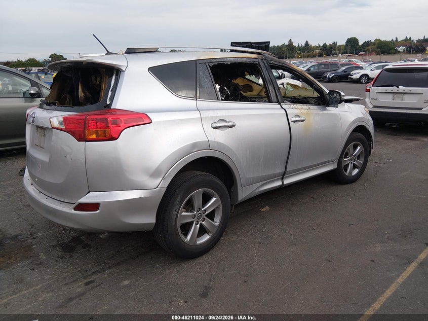 Vin: 2t3wfrev2fw212677, lot: 46710947, toyota rav4 xle 20154